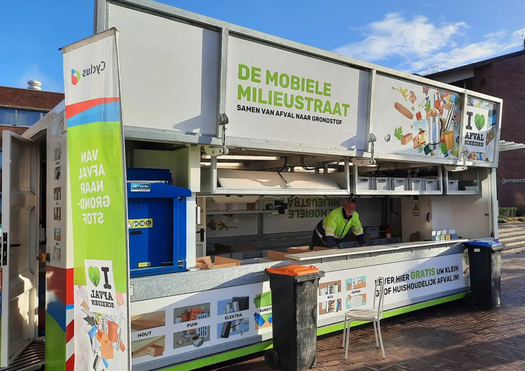 Mobiele milieustraat