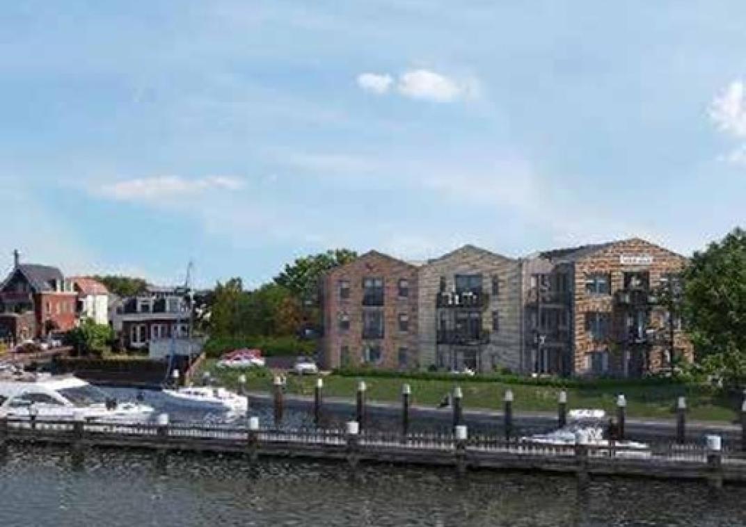 Schets plan Dorpsstraat Ouderkerk aan den IJssel