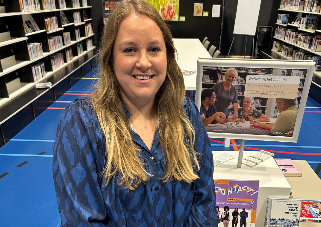 Melany Heuvelman, specialist Laaggeletterdheid bij Bibliotheek Krimpenerwaard