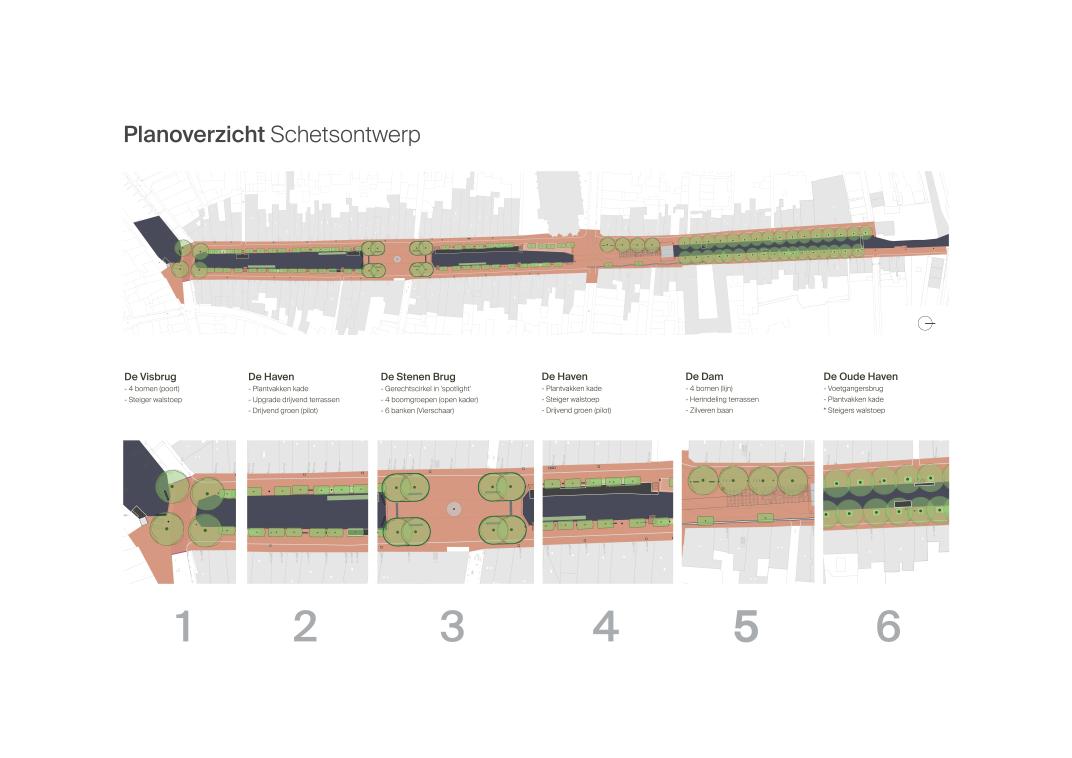 Planoverzicht Schetsontwerp
