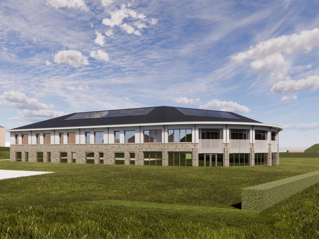 Impressie andere zijde van de zorglocatie.