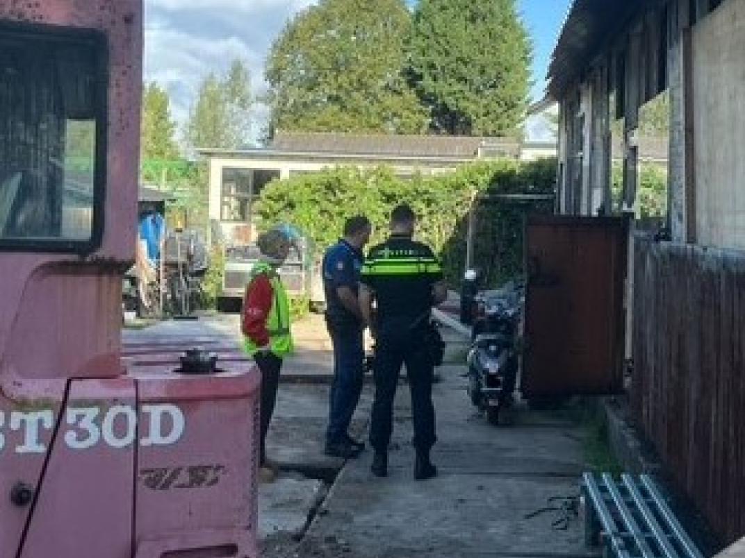 Politie bij de integrale controle