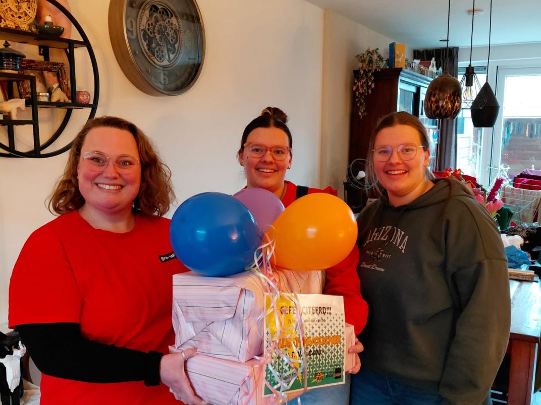 Moniek (Gro-up jongerenwerk), Inge en Sophie uit Bergambacht