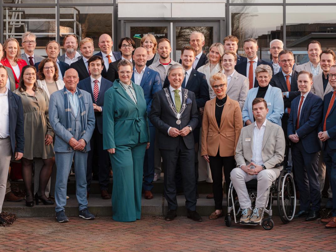 Gemeenteraad groepsfoto